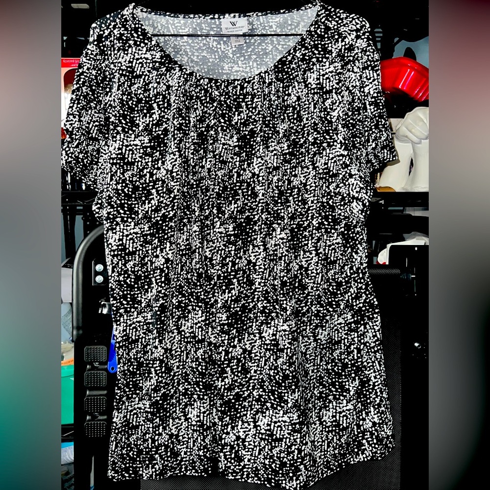 Worthington Plus-Size 1X Women’s Blouse